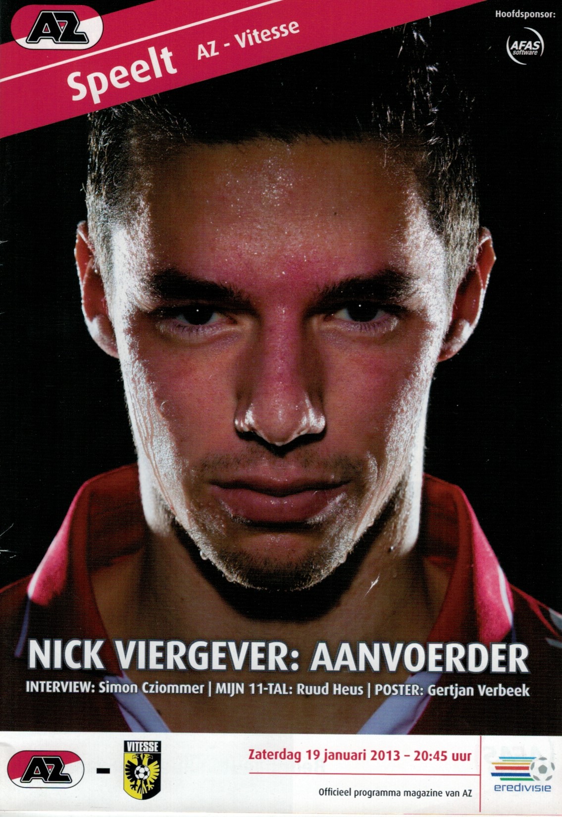 AZ Programma 19-jan-2013 Vitesse thuis